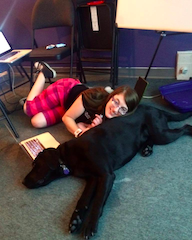 kerri-with-black-lab